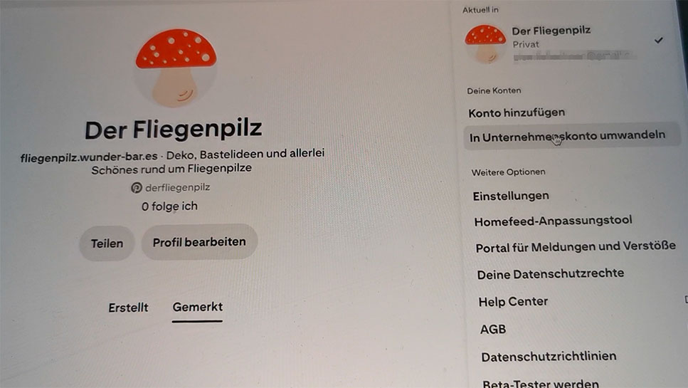 Ein Pinterest Business Account ist schnell und kostenlos eingerichtet.